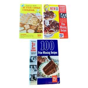Vintage 1950s Pillsbury Bake Off Cook Booklets Butter Cookie Prize Winning